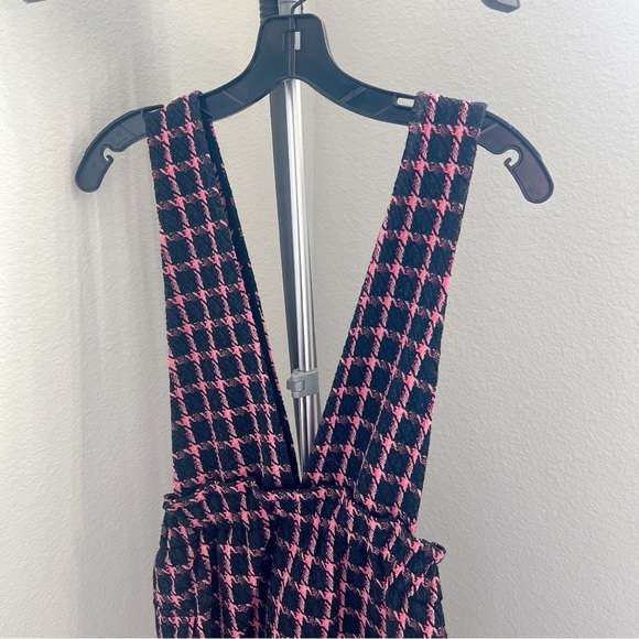 NWT Maje Check strapless dress - Picture 8 of 12